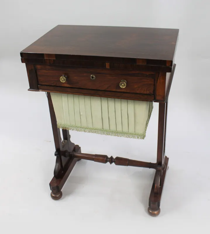 Regency Rosewood Work and Games Table c.1820