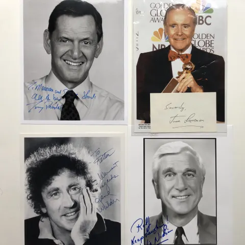 FAMOUS SCREEN COMEDIANS; George Burns, Jack Lemmon, Gene Wilder & more