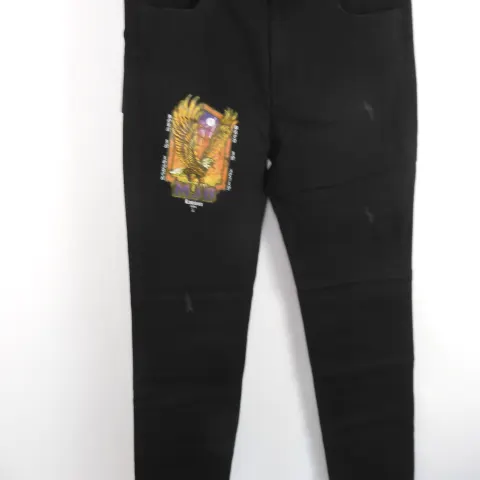 MJB Marc Jaques Burton Black Eagle Jeans Size 34, Online Price £480