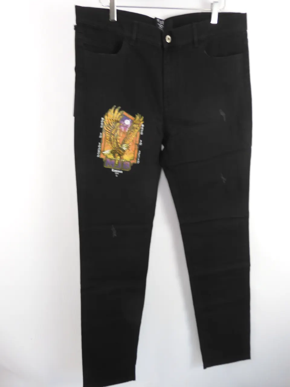 MJB Marc Jaques Burton Black Eagle Jeans Size 34, Online Price £480