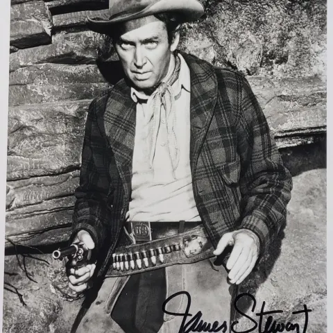 James Stewart Original Signature