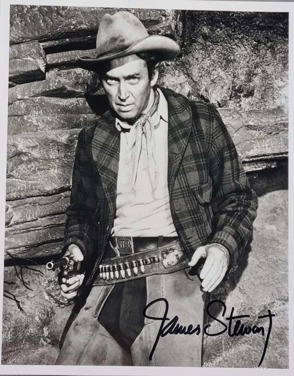 James Stewart Original Signature