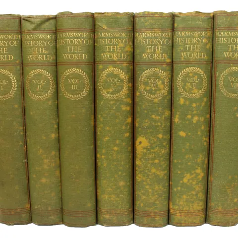 7 Volumes Harmsworth History of the World