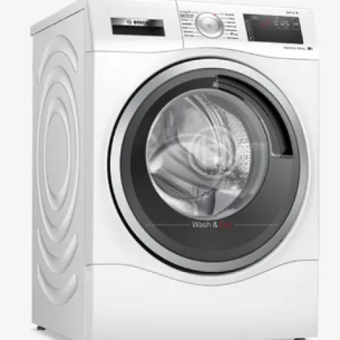 Item Description  -  Bosch Serie 8 WDU8H541GB Freestanding Washer Dryer, 10kg/6kg Load, 1400rpm Spin