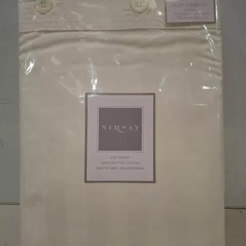Nimsay Egytion Cotton Collection Single Duvet Cover Set Cover 1x Pillowcases NEW