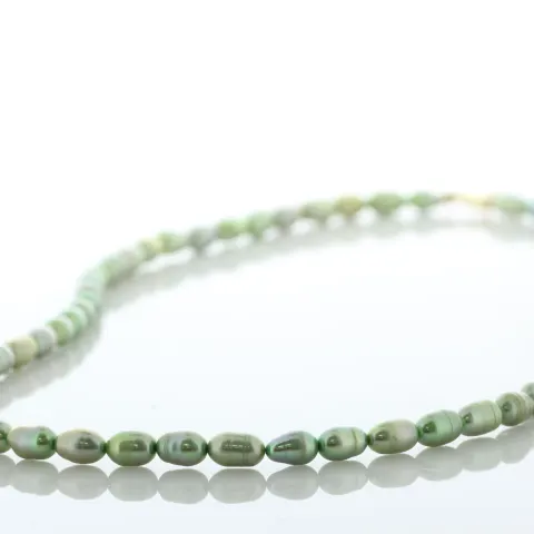 18 Inch Freshwater Cultured 4.5 - 5.0mm Pearl Necklace With Gold Plated Clasp