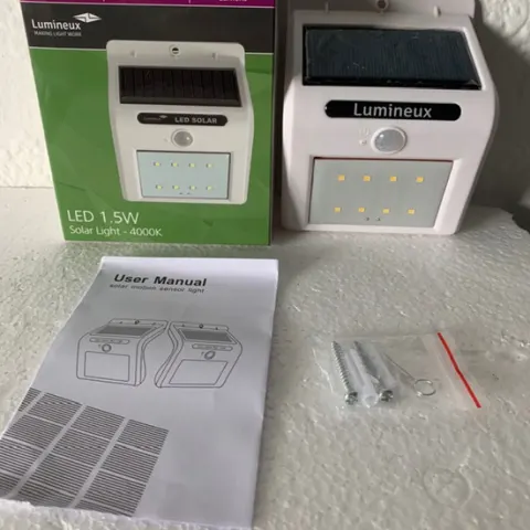10 x Solar Light With PIR 1.5W Solar light