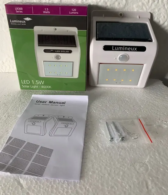 10 x Solar Light With PIR 1.5W Solar light
