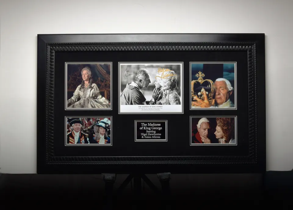 MADNESS OF KING GEORGE original signature presentation