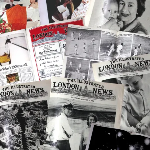 Illustrated London News  Removeable Issues 1964 May-Aug Original Folder.