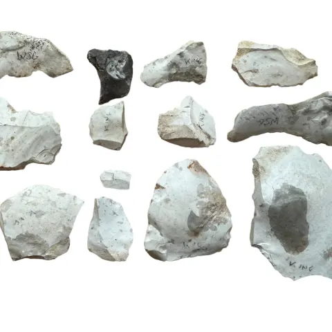 Antiquities: Neolithic stone flint tools, Wiltshire