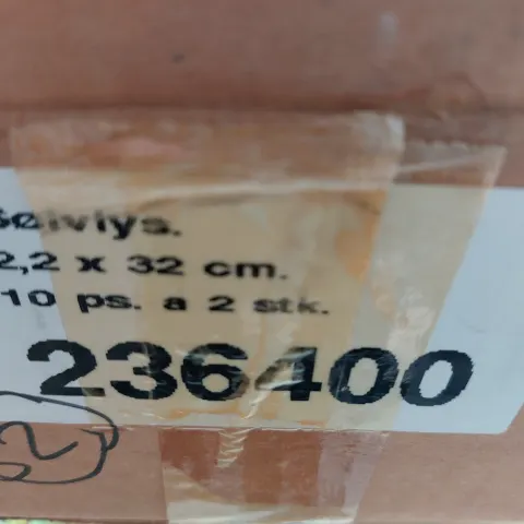 10 packs of 2 long silver candles