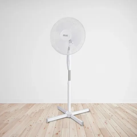 (126/Mez/1C) Lot RRP £100. 4x Arlec 16 Inch 3 Blade Pedestal Fan White, 3 Speed Settings, 70 Degree
