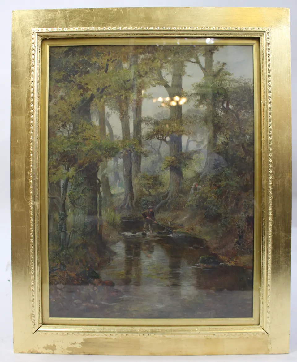 Pair of English Landscape Paintings by Henry Jarman