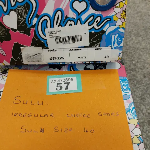 Irregular Choice shoes size 40 Sulu.  Flats
