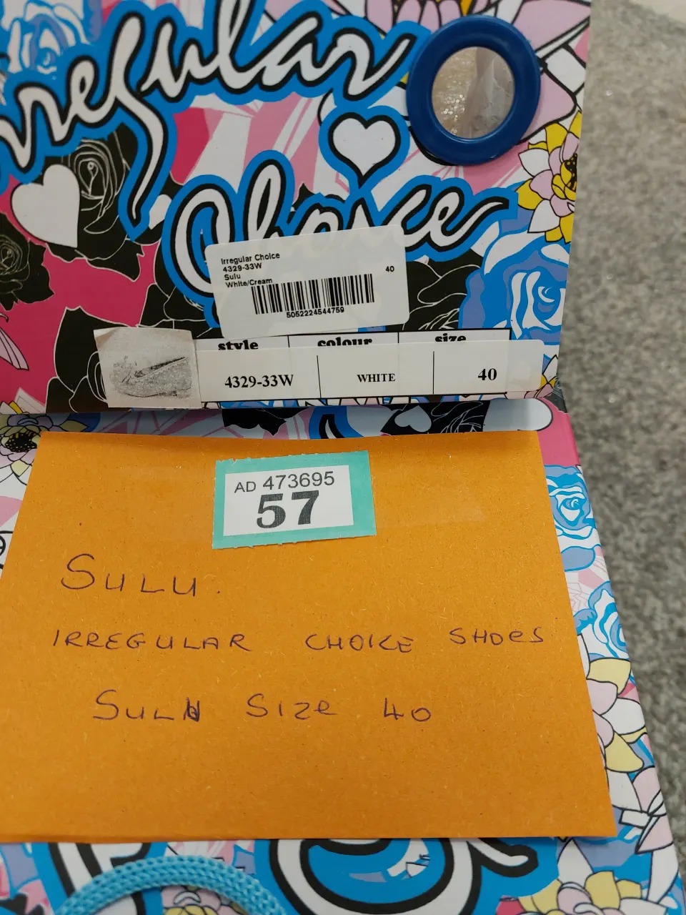 Irregular Choice shoes size 40 Sulu.  Flats