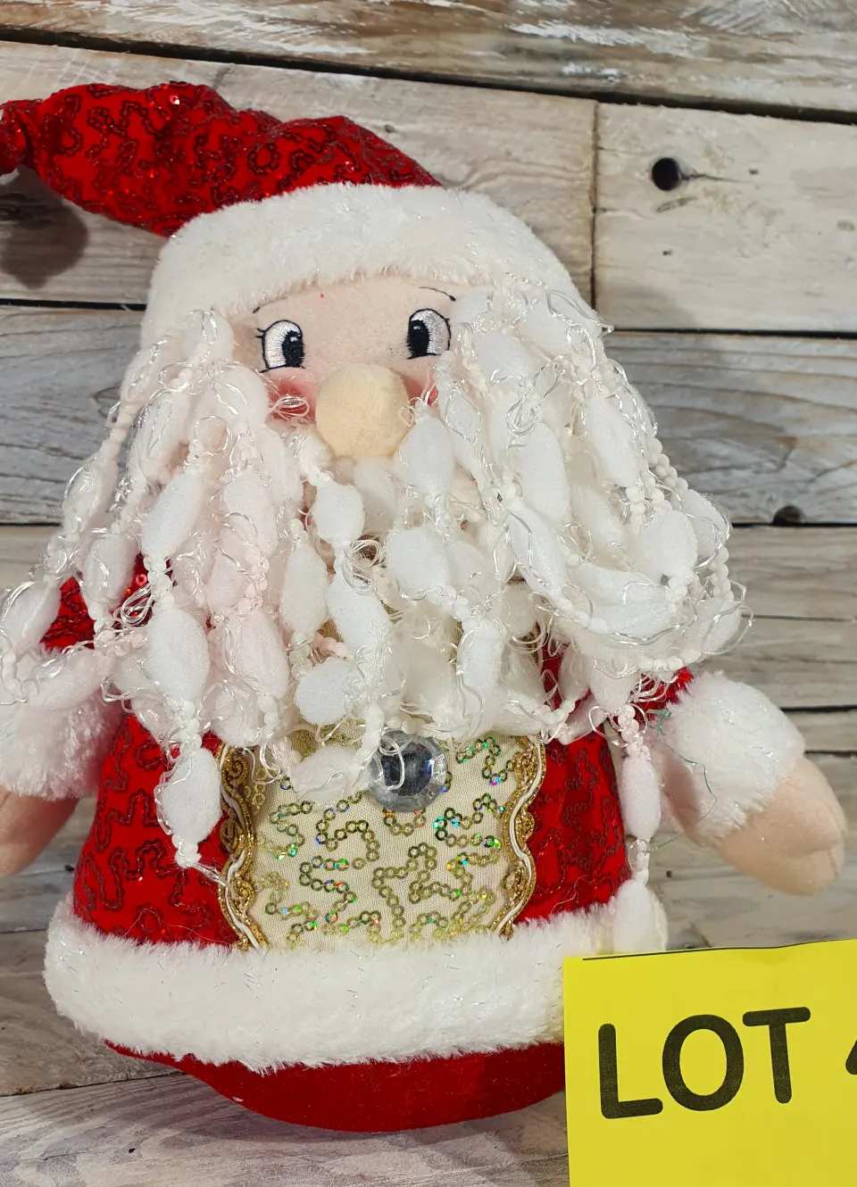 Luxury Rotund Santa Christmas Figure. Rrp 29.99