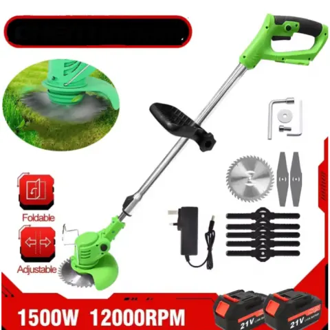 21V Cordless Grass Trimmer – 3-In-1 Electric Strimmer & Garden Edger