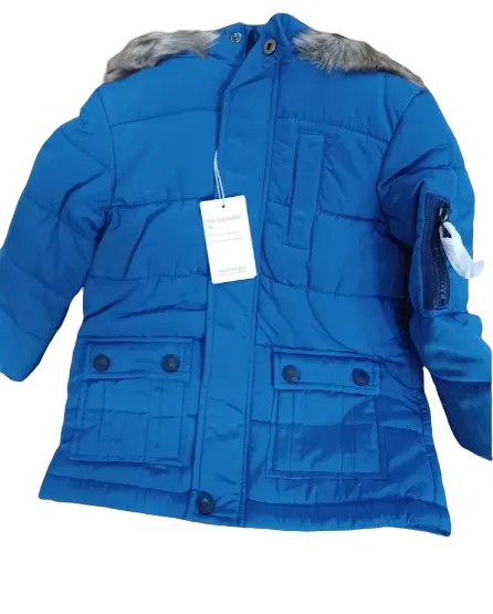 4 x Mothercare Quilted Jacket with Fur-Lined Hood - RRP 32.00 ea