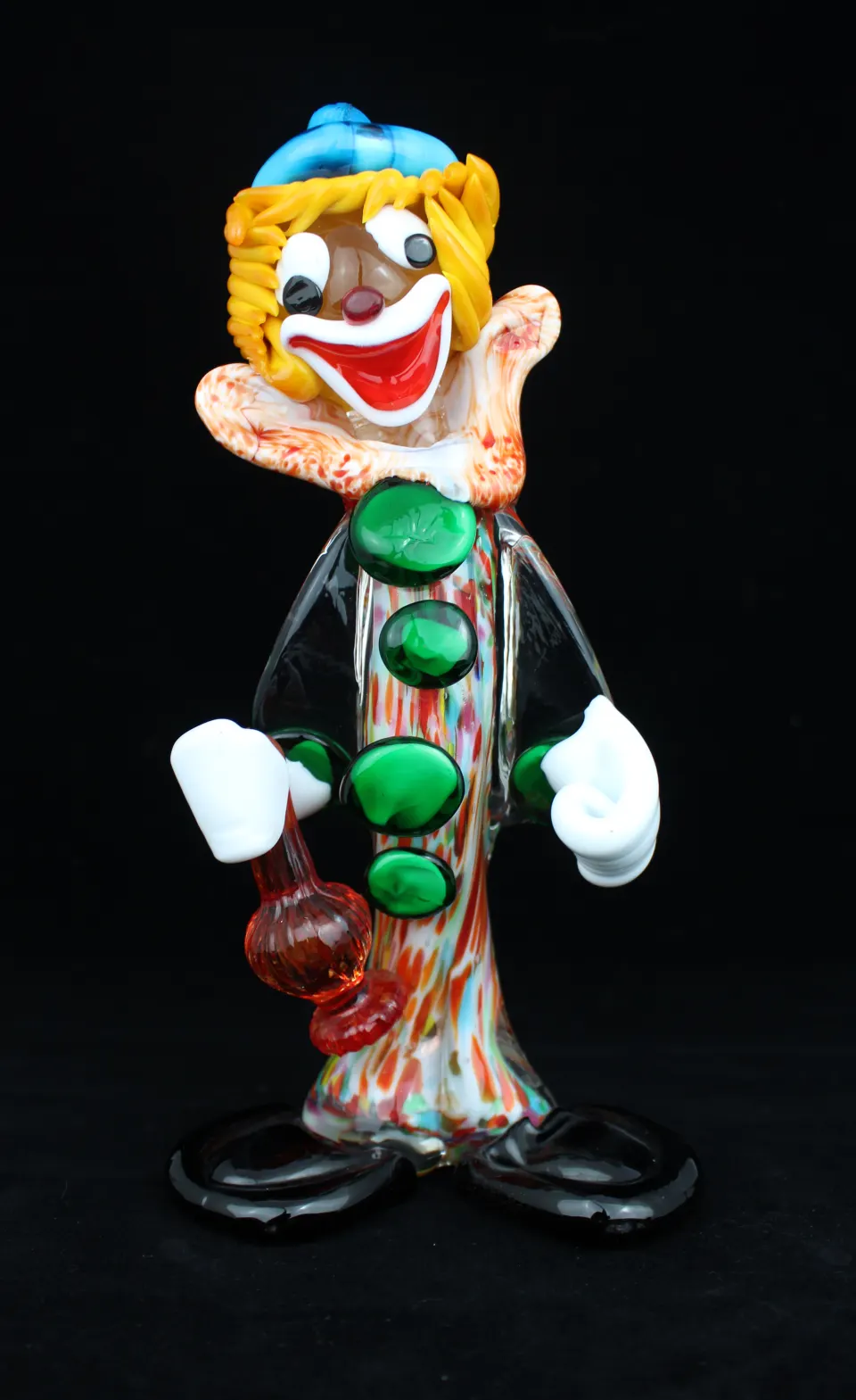 Vintage Venetian Murano Glass Clown