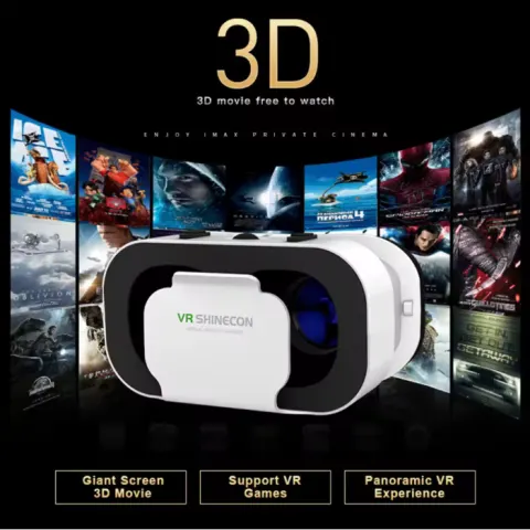 3D Virtual Reality Headset – Immersive VR Experience for Movies & Gaming!