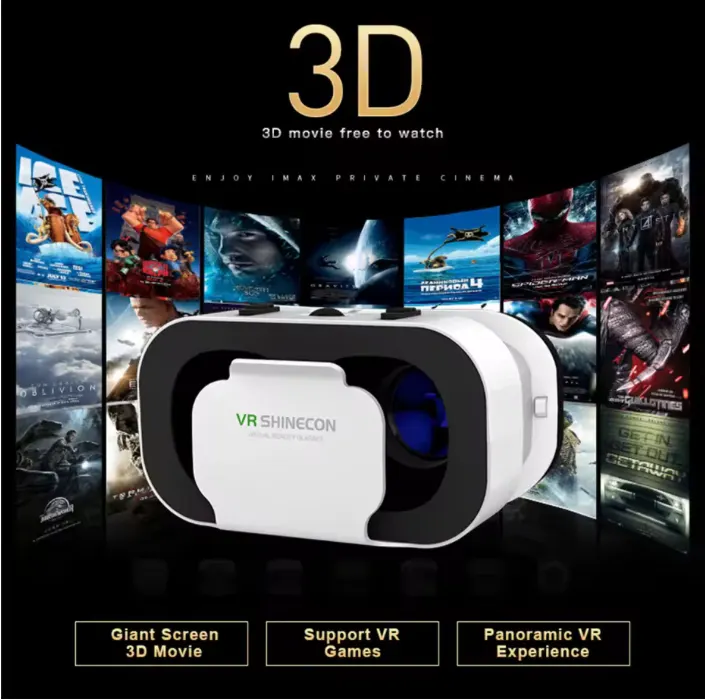 3D Virtual Reality Headset – Immersive VR Experience for Movies & Gaming!