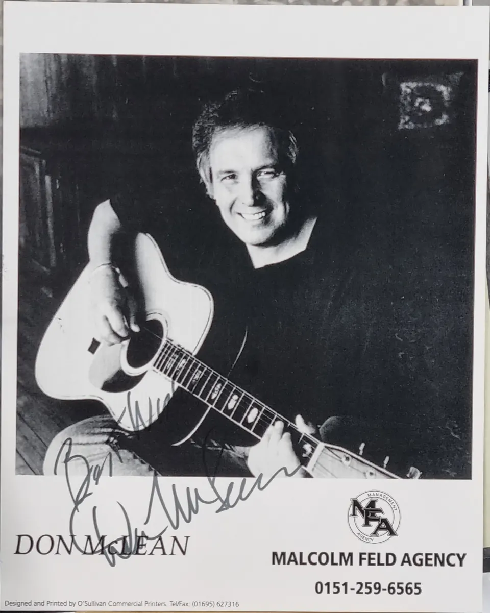 Don McLean Original Signature