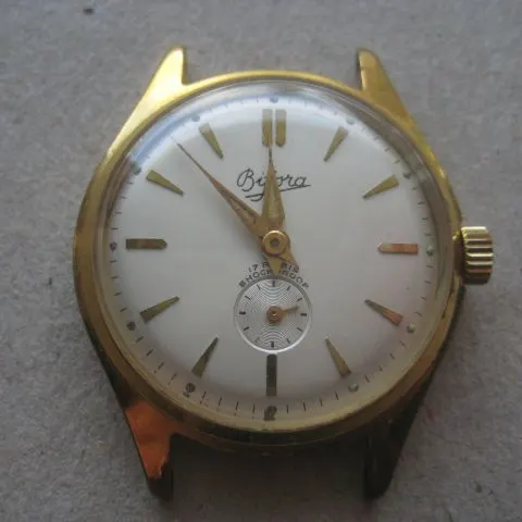 Vintage Gents Bifora 17 Jewels Wrist Watch