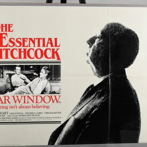 Original Hitchcock "Rear Window" Cinema Poster