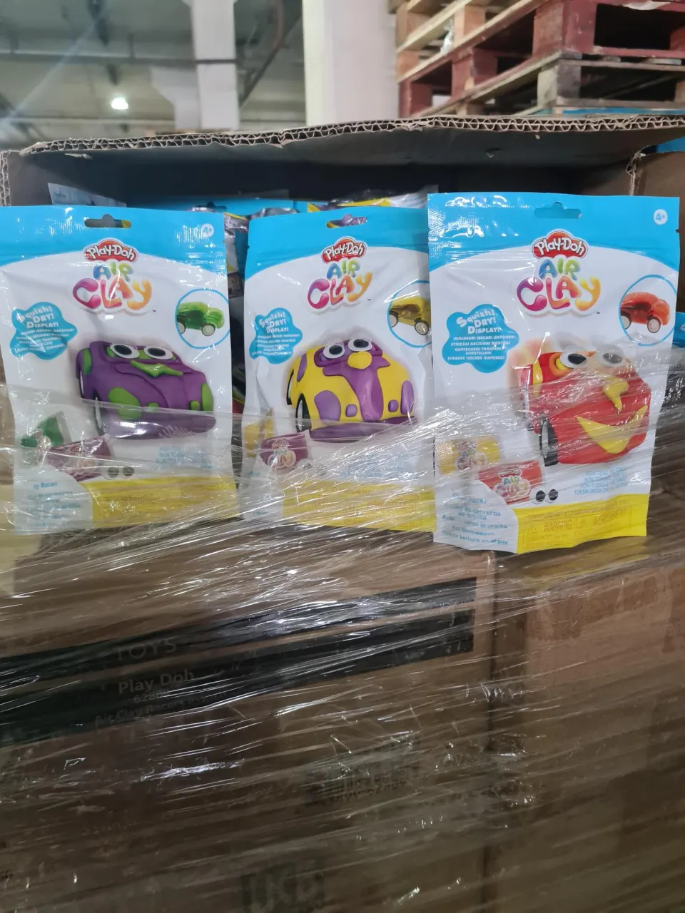 50 Packs Play Dough Air Clay Racer - Brand New Sealed All Clay Fully Wet Nothing Hard Or Dry - 50pcs