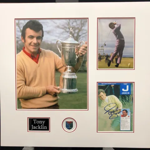 TONY JACKLIN original signed presentation
