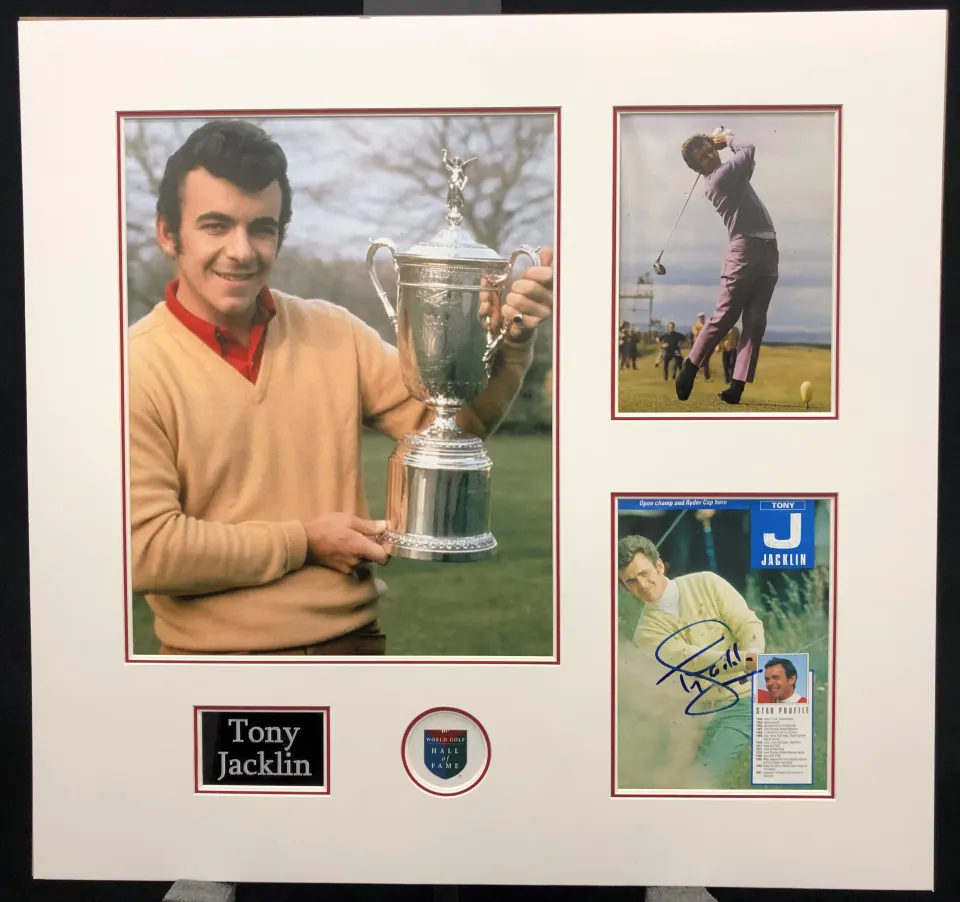 TONY JACKLIN original signed presentation