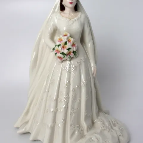 Royal Worcester Elizabeth II Wedding Figurine