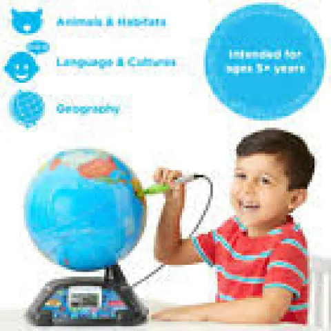 VTech LeapFrog Magic Adventures Interactive Globe New Sealed Box