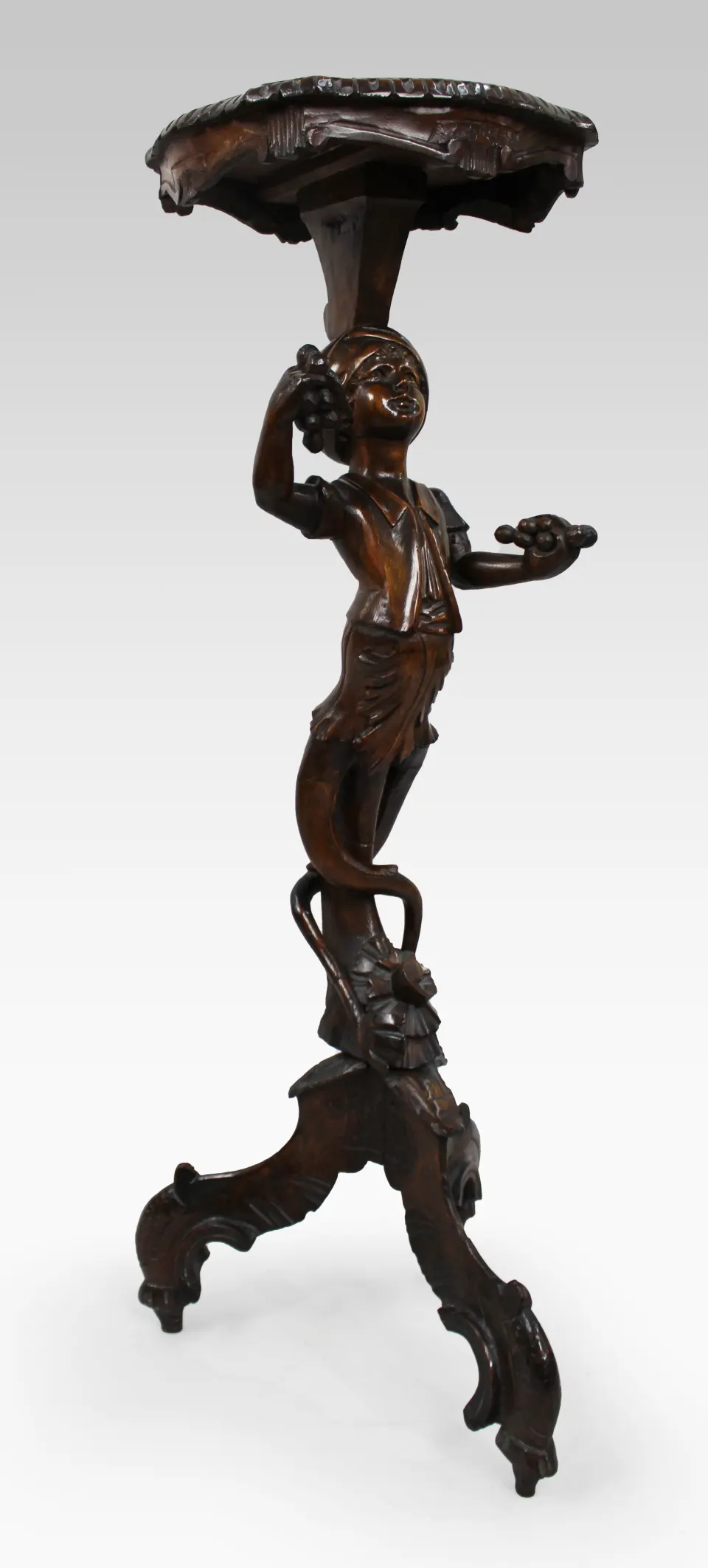 Carved 18th c. Style Figural Torchere c.1890
