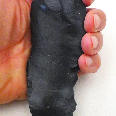 Large 13 cm Palaeolithic Obsidian Tool From Armenia 1.4 m.y.o.