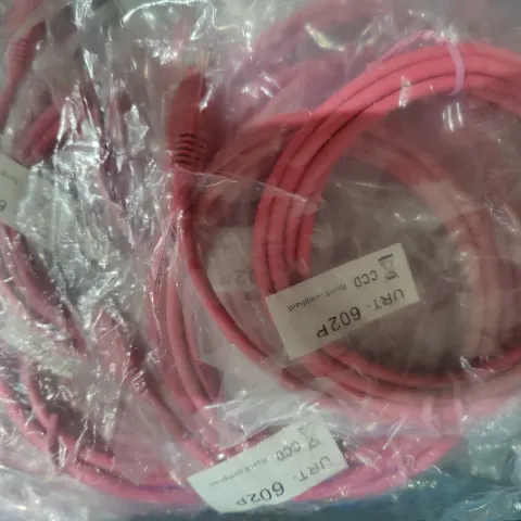 10 x Connekt Gear 3M RJ45 Netork Cable (Pink)