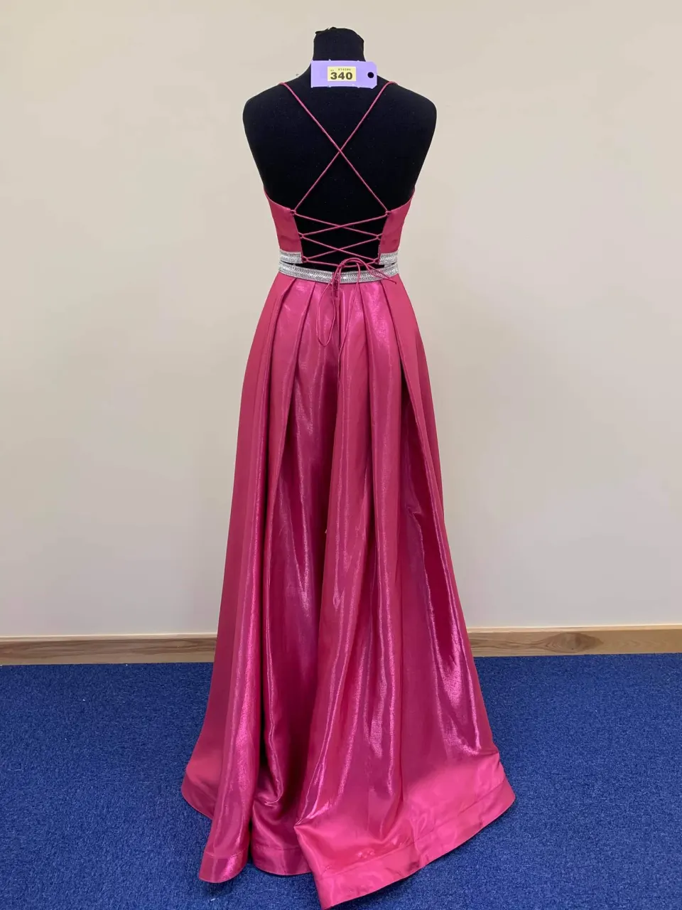 Rachel Allen pageant or prom dress, size 8 pink 2 piece.  RRP £577