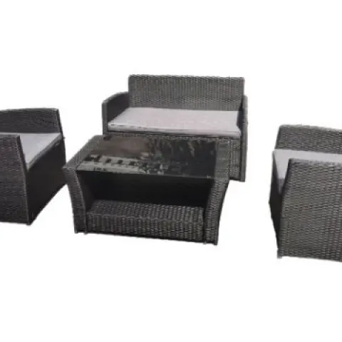 Keswick black sofa set with coffee table