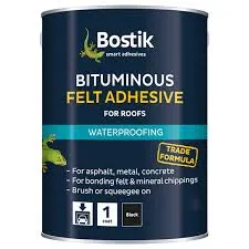 Bostik Bituminous Felt Adhesive for Roofs 5L BLACK
