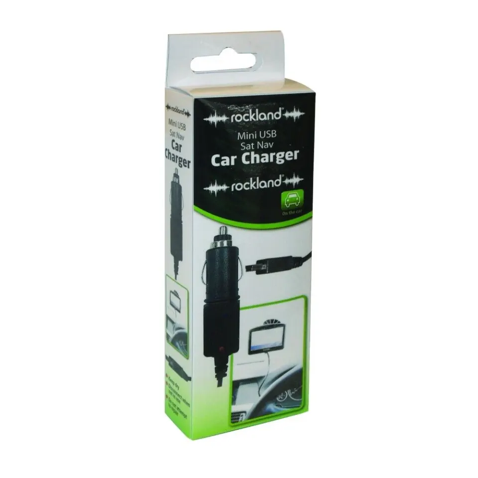 144 x Rockland F812126 Car Charger Usb to Mini Usb