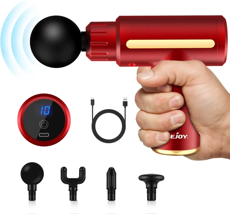 Massage Gun Deep Tissue 10 Speed USB Charging (Blue)
