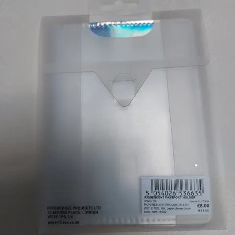 Irridescent Passport Covers x 2