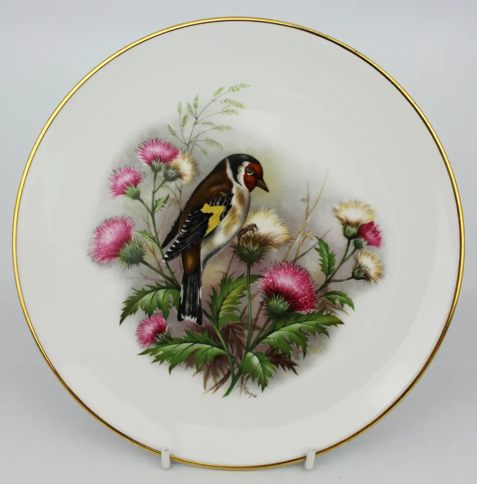 Collection of 8 Royal Worcester Bird Plates