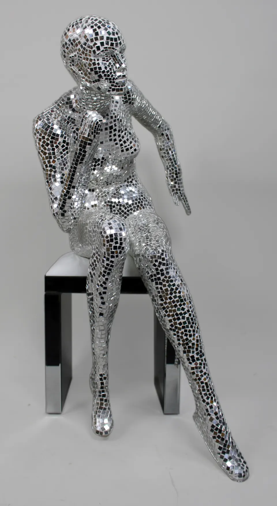 Mirrored Mannequin Seated