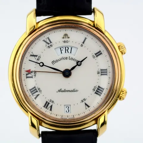 Maurice Lacroix/Masterpiece 6262 Day Date - Automatic - Gentlemen's Steel Wristwatch