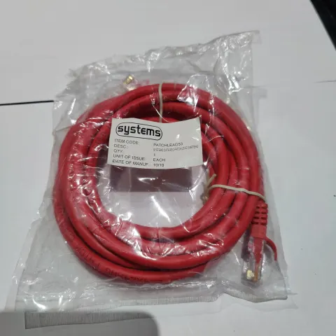 CLEARNCE JOBLOT 10 x 3M Connekt Gear RJ45 Network Cable (Red)