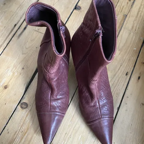 Miu Miu leather ankle boots