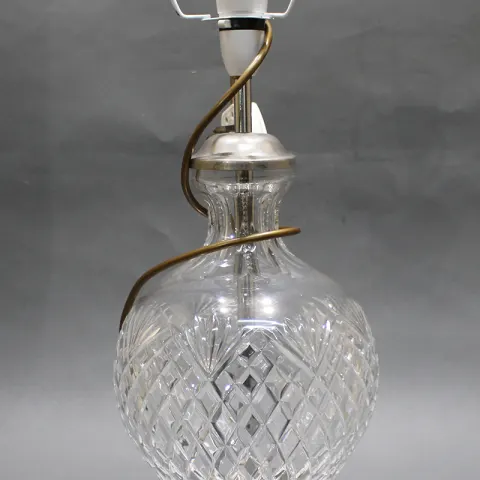 Large Crystal Table Lamp
