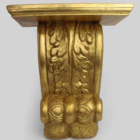 Vintage Carved Giltwood Wall Bracket Corbel